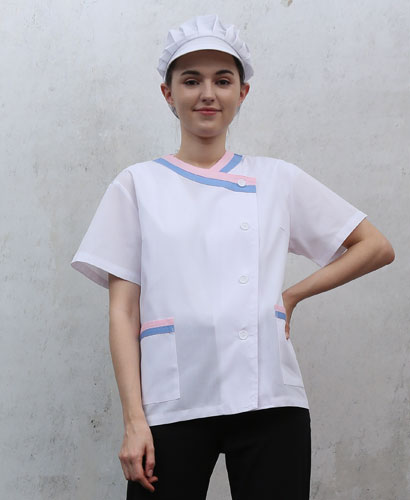 HA-63 보라핑크 이중배색 반팔