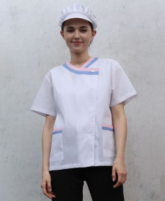 HA-63 보라핑크 이중배색 반팔