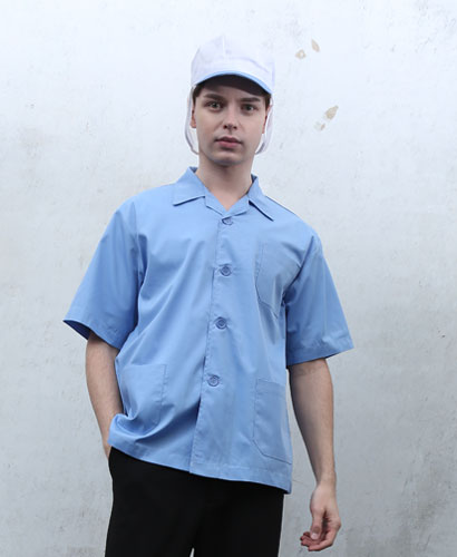 HA-67 하늘  단색 베이직  반팔