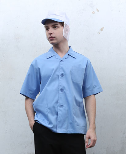 HA-67 하늘  단색 베이직  반팔