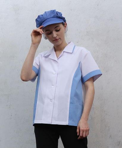 HA-73 하늘 옆배색 반팔