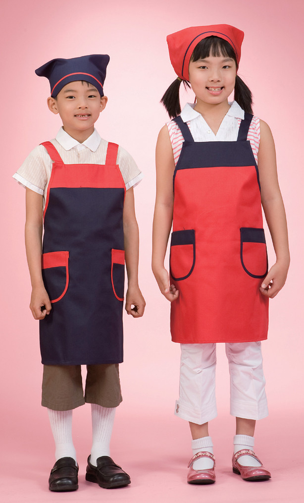 K-11 배색앞치마