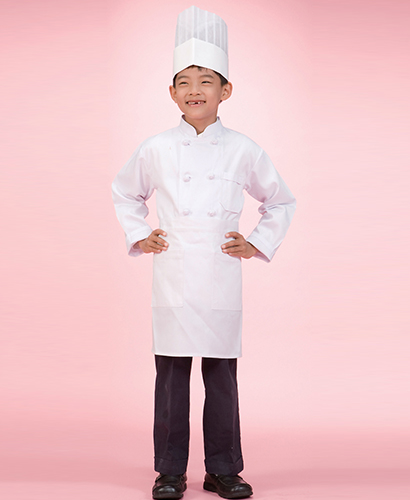 K-2 백색어린이허리앞치마