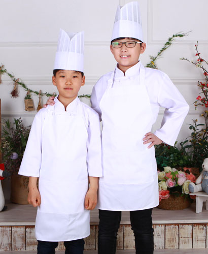 K-20 백색 목걸이 앞치마