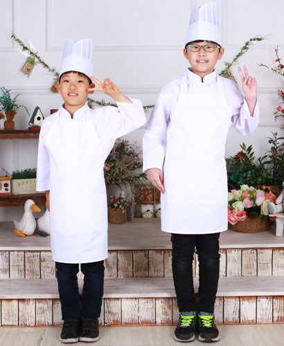 K-20 백색 목걸이 앞치마