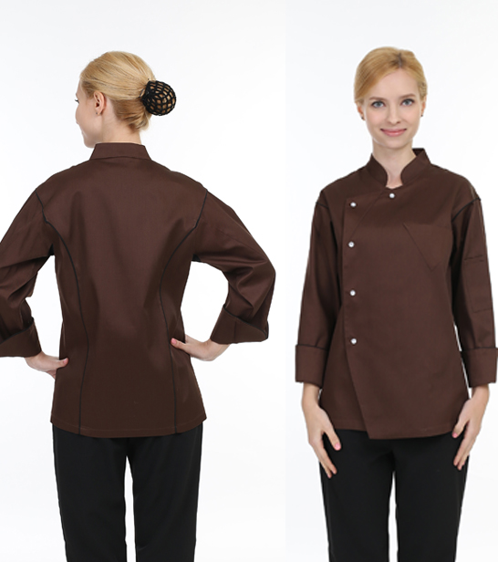 KO-104 커피 스넵단추 조리복