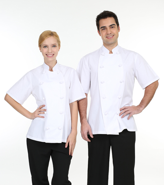 KO-117 반팔 백색 기능성 쿡복