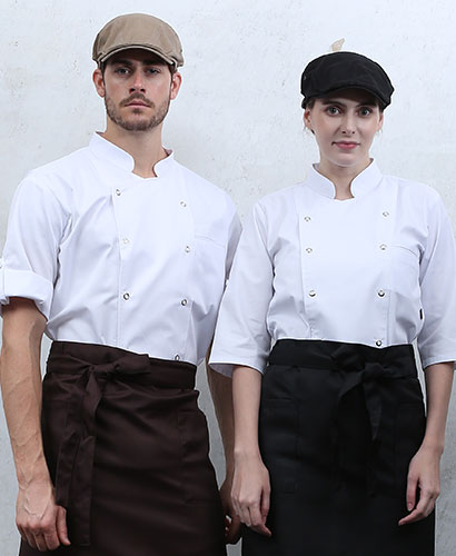 KO-127 백색 기능성 이중소매 스넵 반팔 칠부 겸용- (겨드랑이/등판 쿨메시)