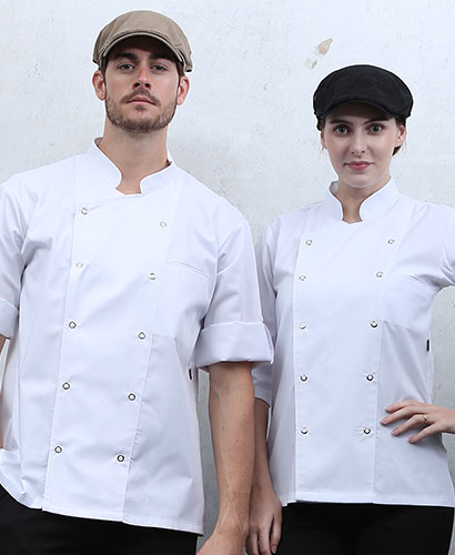 KO-127 백색 기능성 이중소매 스넵 반팔 칠부 겸용- (겨드랑이/등판 쿨메시)