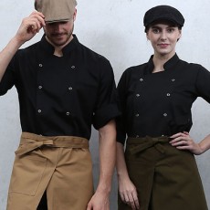 KO-128 검정 기능성 이중소매 스넵 반팔 칠부겸용- (겨드랑이/등판 쿨메시)