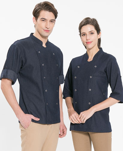 KO-130-1 블루 데님 이중소매 ㅡㅡㅡ스넵버튼 (32)