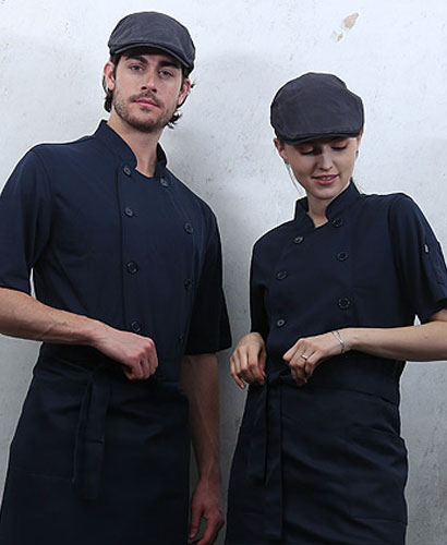 KO-154  네이비 반팔 올 기능성 쿡복