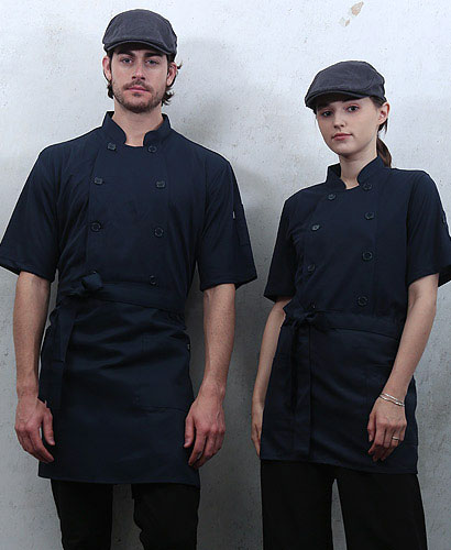 KO-154  네이비 반팔 올 기능성 쿡복