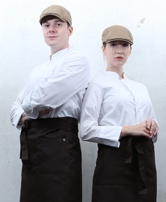 KO-180-2 백색 히든스냅조리복