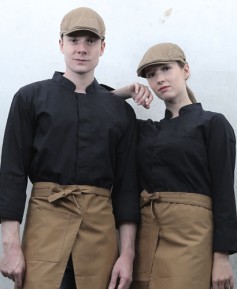 KO-180-3 블랙 히든스냅 조리복