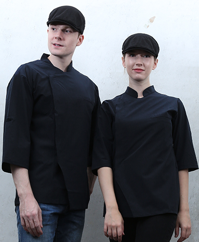 KO-200-1  칠부 블랙 매트 스넵버튼ㅡㅡㅡ  생활방수 (기능성원단)