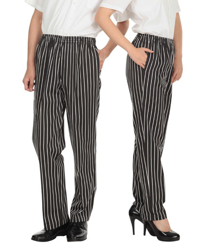 P-105 검정 줄지 바지 (남여공용)