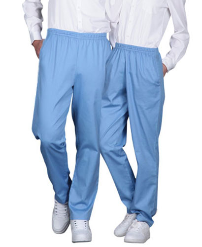 P-25 ☆ 20수 하늘 고무줄 하단일자 바지   (남여공용)