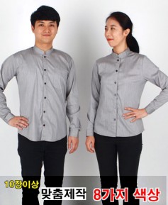 Y-729 ★  국내 맞춤제작  -차이나카라 긴팔 ㅡ(매장으로 연락)  20장이상