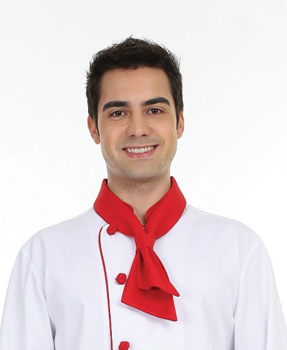 112-고리형 적색 목스카프