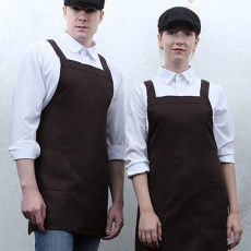 SA-528 갈색 기본 폴리 앞치마