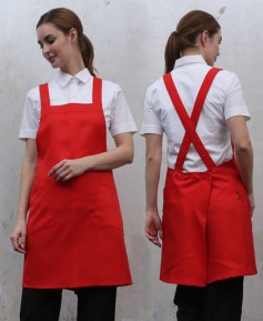 SA-605 X형 적색 엉덩이가림 앞치마(93)