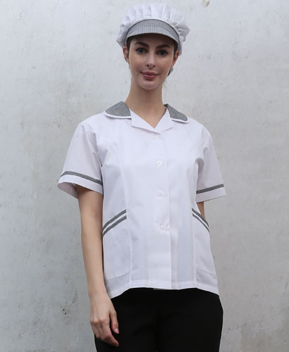 HA-94 체크카라 반팔 ((검정체크))