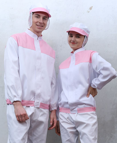 W-08-1 핑크배색차이나 상의