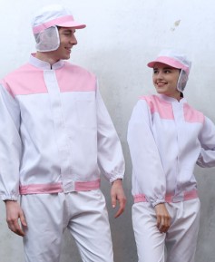 W-08-1 핑크배색차이나 상의