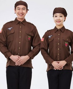 WS-19 갈색 견장웨스턴복