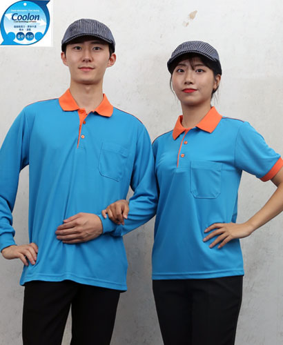 ▶  T-48 물색 고급 기능성 카라배색