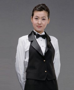 V-86 무등판 검정 카라조끼