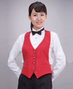 V-87 무등판 적색 조끼