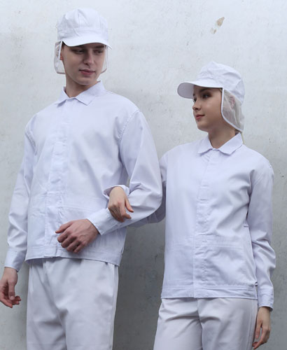 W-04 백색기본상의 (남여공용)