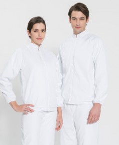 W-101 화이트 위생 파카 (겨울용)