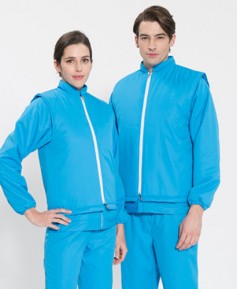 W-102-1 블루 방한조끼