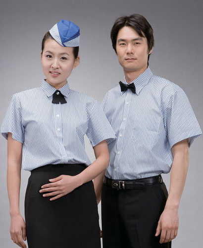 Y-001 반팔 소라줄지 셔츠