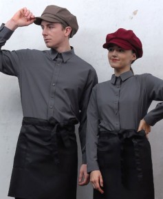 Y-110 긴팔 진 그레이 셔츠