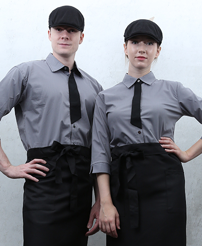 Y-365 NEW 칠부 회색 검넥타이 포인트ㅡㅡ (남여공용사이즈)