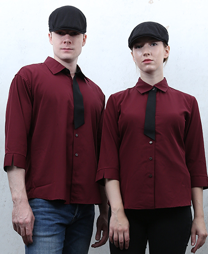 Y-366 NEW 칠부 자주 검넥타이 포인트ㅡㅡ(남여공용사이즈)