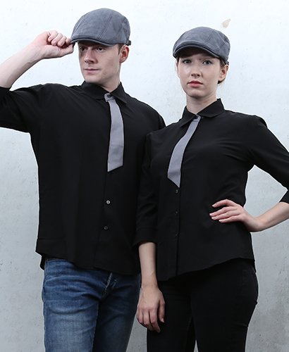 Y-712 NEW 검정 회색넥타이포인트ㅡㅡ 칠부(남여공용사이즈)