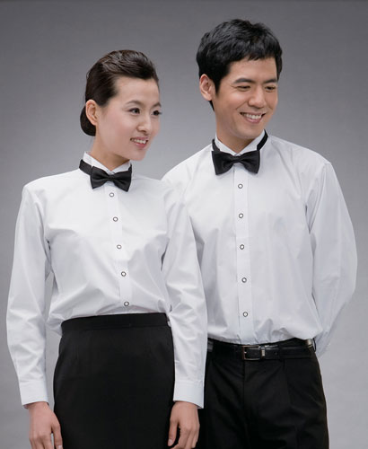 Y-71 긴팔 백색 제비셔츠