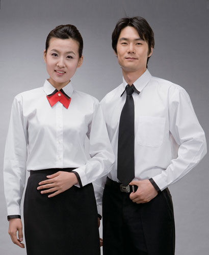 Y-73 긴팔 카라끝 검정