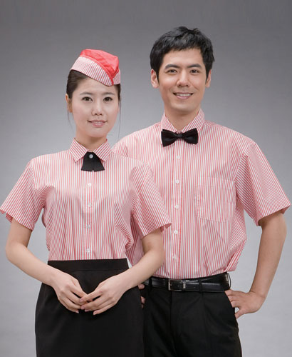 Y-99 반팔 적색줄지