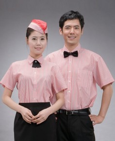 Y-99 반팔 적색줄지