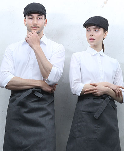 AP-306 그레이 보카시 허리앞치마