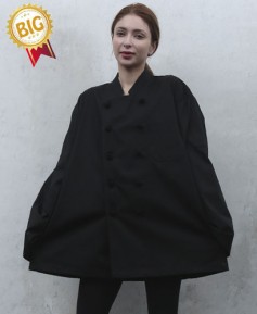 KO-177-1  블랙 매듭  조리복 ㅡㅡㅡ  빅사이즈((긴팔))