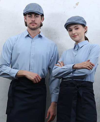 Y-103 하늘색 긴팔 셔츠