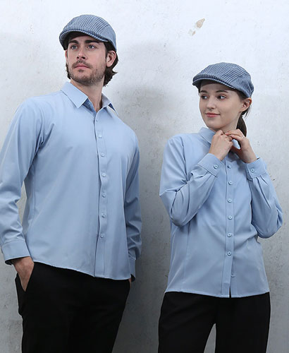 Y-103 하늘색 긴팔 셔츠